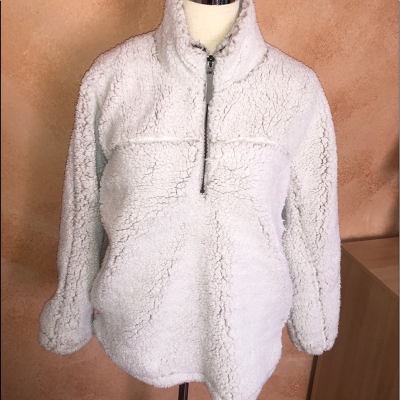 elodie sherpa pullover